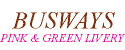 Busways pink & green livery